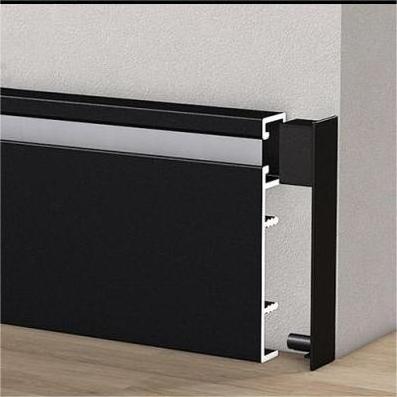 Hot Sale Led Aluminium Baseboard Skirting Profile Light Led Skirting Board