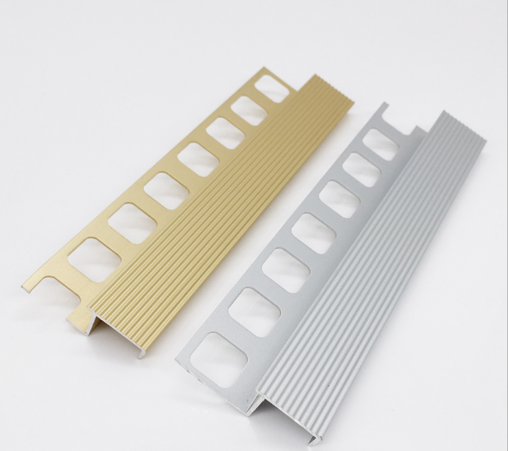 Anti slip Aluminum Rubber Stair Nosing Strips Used for Indoor and Outdoor Stairs