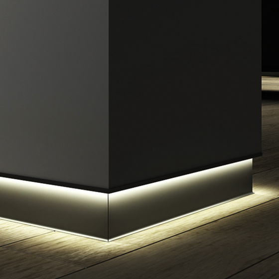 Hot Sale Led Aluminium Baseboard Skirting Profile Light Led Skirting Board