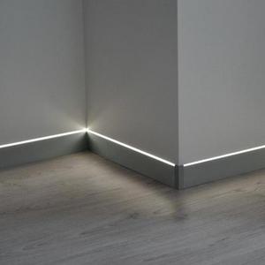 Hot Sale Aluminum Led Baseboard Profile Light Led Skirting Board