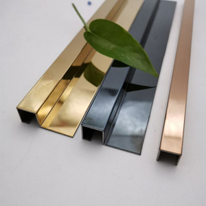 Stainless Steel Internal Tile Edge Trim Metal Tile Corner Angle for Ceramic Tiles