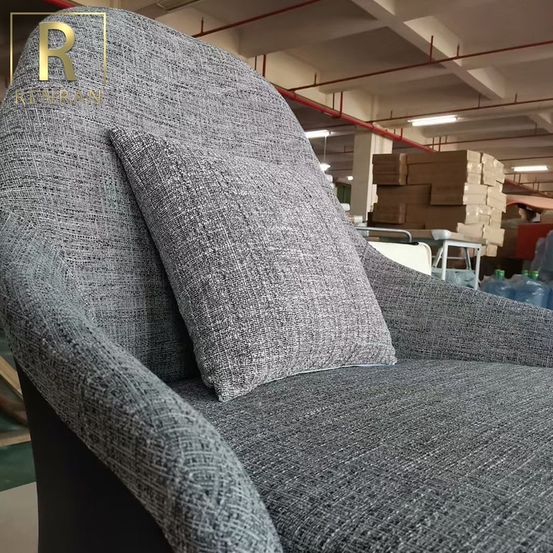 Italian style sofa chair Nordic designer fabric modern light luxury fancy living room comfortable high back lounge chairs