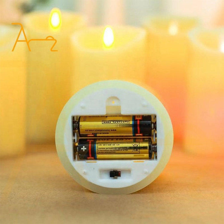 Hot selling birthday wedding realistic wax electric battery operated candles led candle flameless luxury candles with remote