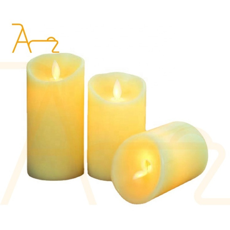 Hot selling birthday wedding realistic wax electric battery operated candles led candle flameless luxury candles with remote