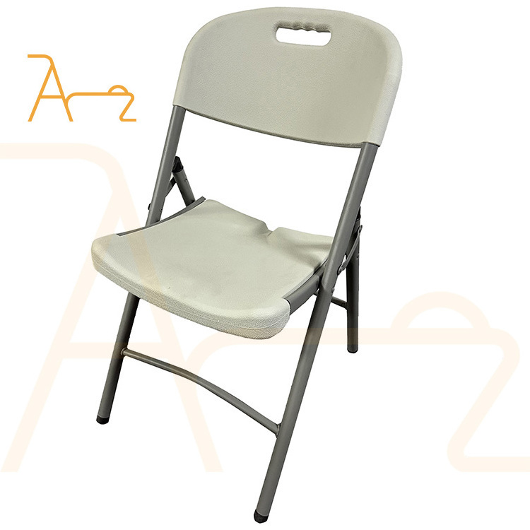 Factory price black white plastic folding dining chair outdoor furniture modern lightweight foldable garden chairs for events