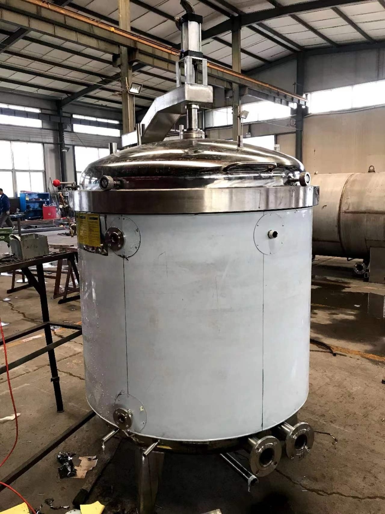 1000 liter industrial commercial big  vertical pressure cooker