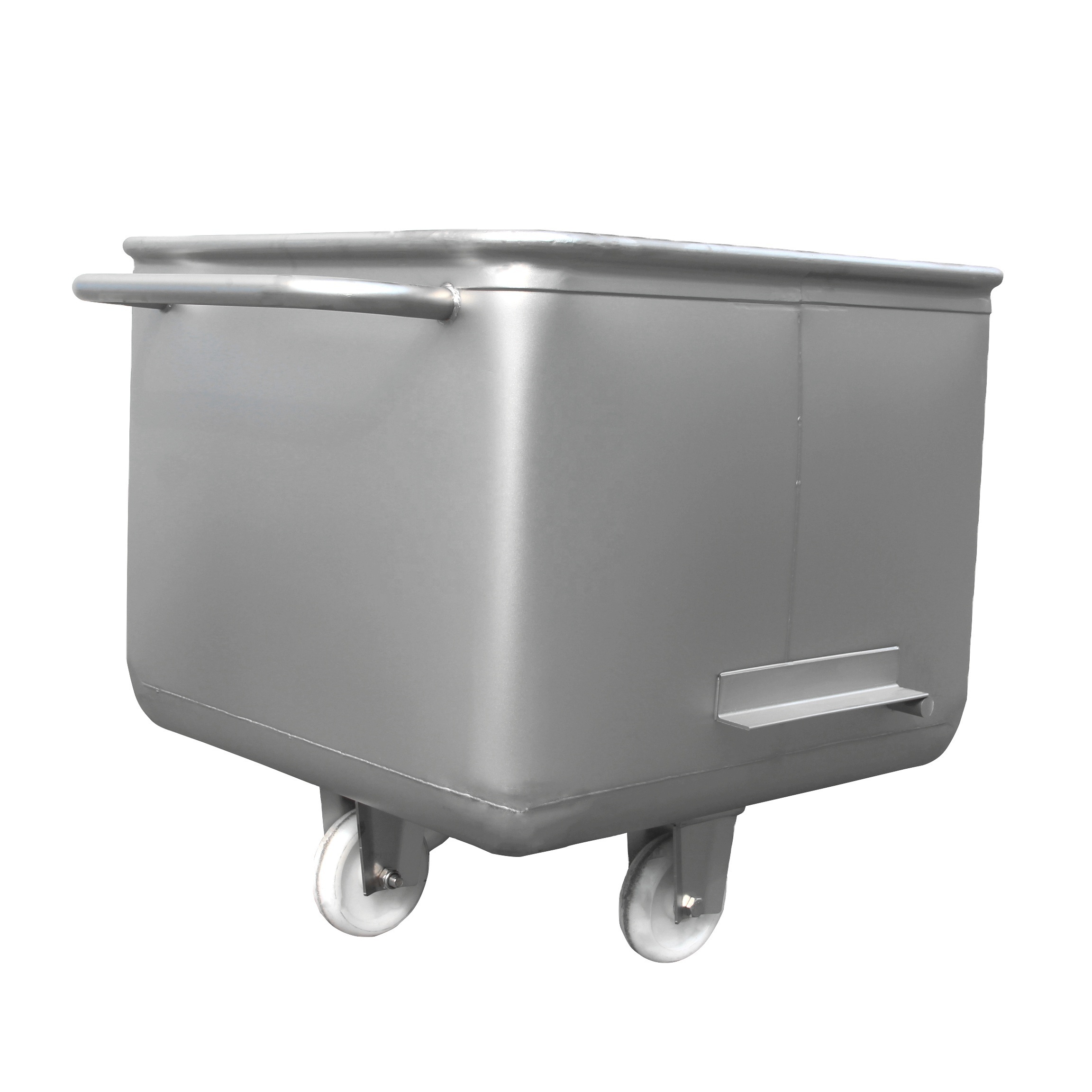 200L Stainless Steel Meat Trolley Buggy, Bin, Cart