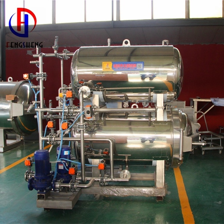 Horizontal autoclave retort for canned food for sale