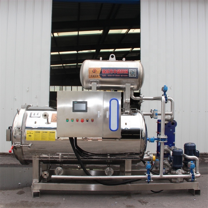 Fruit and Vegetable Tin Canned Product Automatic Sterilization Retort Autoclave Machine