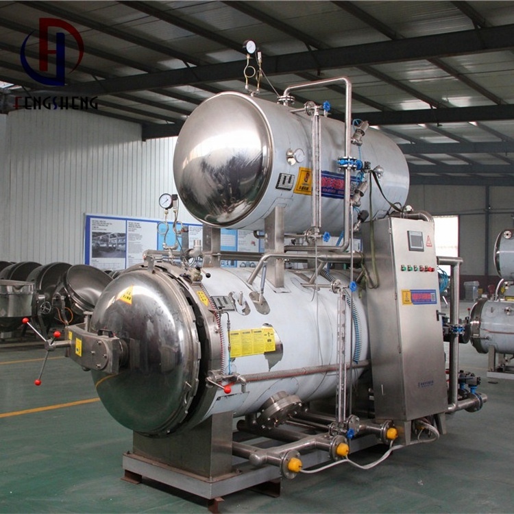 Horizontal autoclave retort for canned food for sale