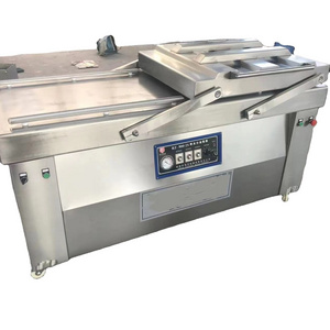 automatic  single/ double chamber chicken  food  large vacuum sealer packing  machine