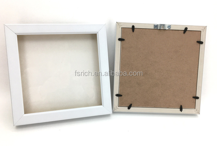 Bulk Free Standing Cheap Wholesale 3D Shadow Box Picture Frame With Custom Size And Color 8x8 9x9 10x10 12x12