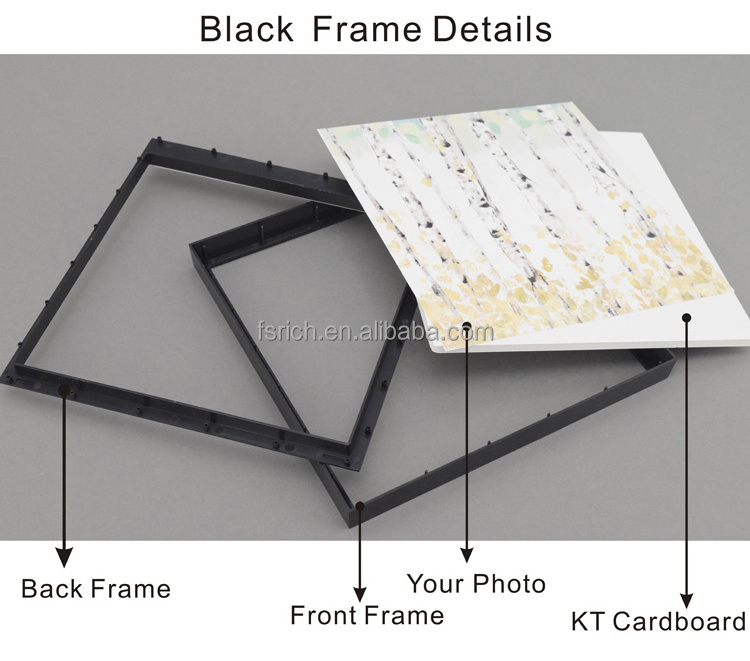 Hot Selling Cheap Creative Office Fotos Lightweight Adhesive 8X8 Photo Frames 11X14 Picture Frame