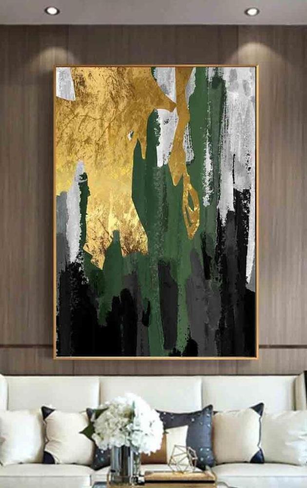 New Design Abstract Landscape Painting on Canvas Wall Art for Living Room Decor