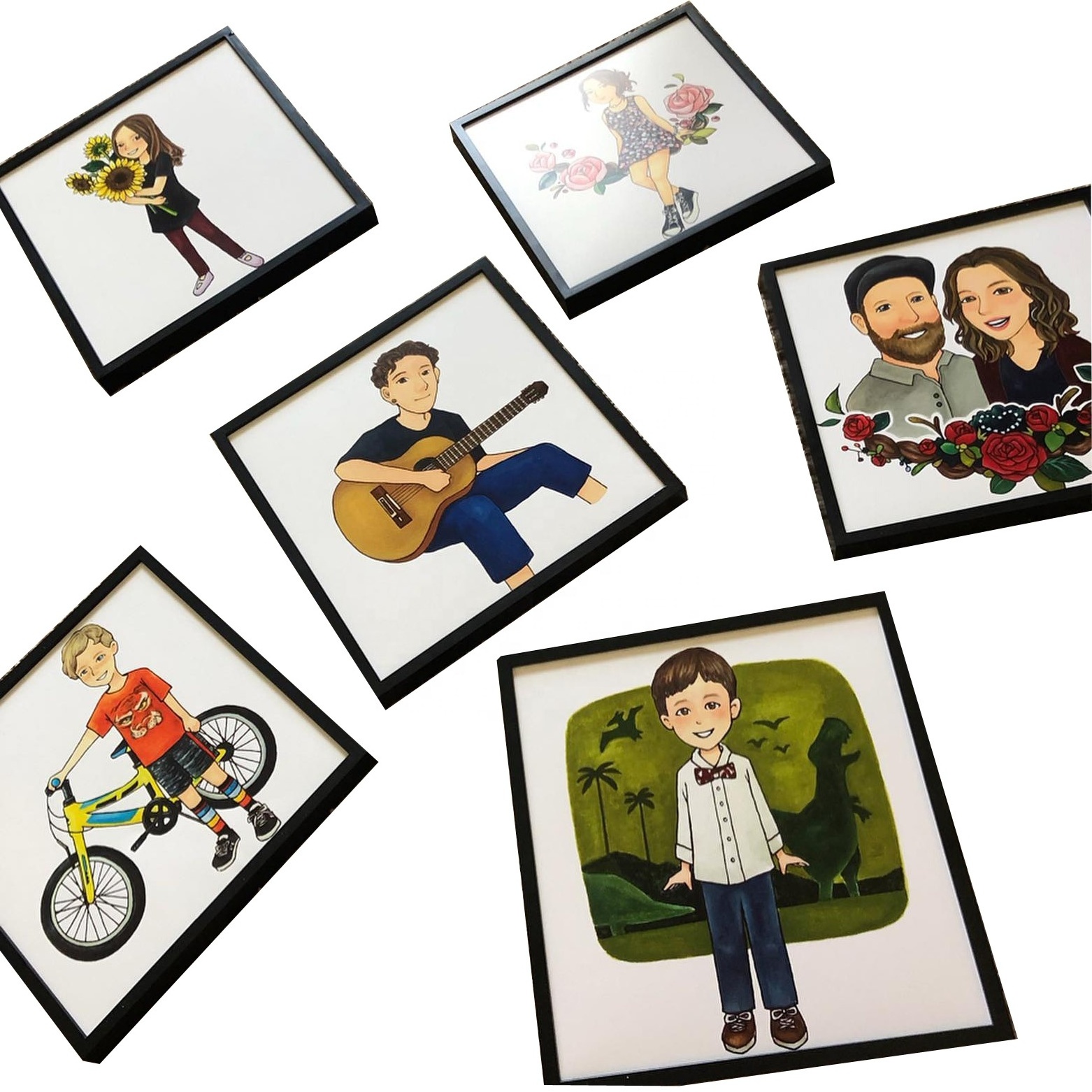 Manufacturer Wholesale Large Mini Wall Floating Sticky 11X14 Family Wedding Photo Picture Frame On Sale