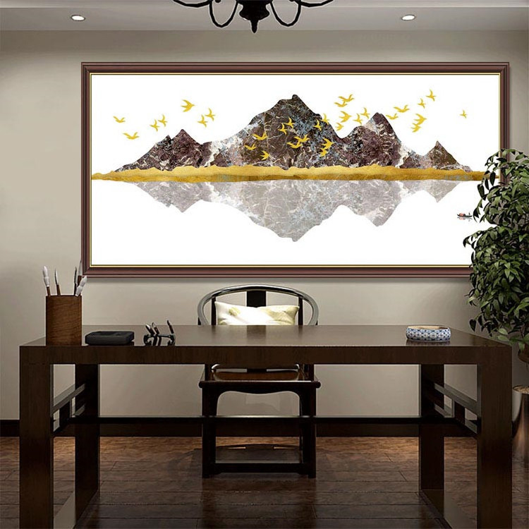 Ruicheng Factory Custom Gold Painting Pop Art Wall Decoration Still Life Paintings Direct from Factory Wholesale