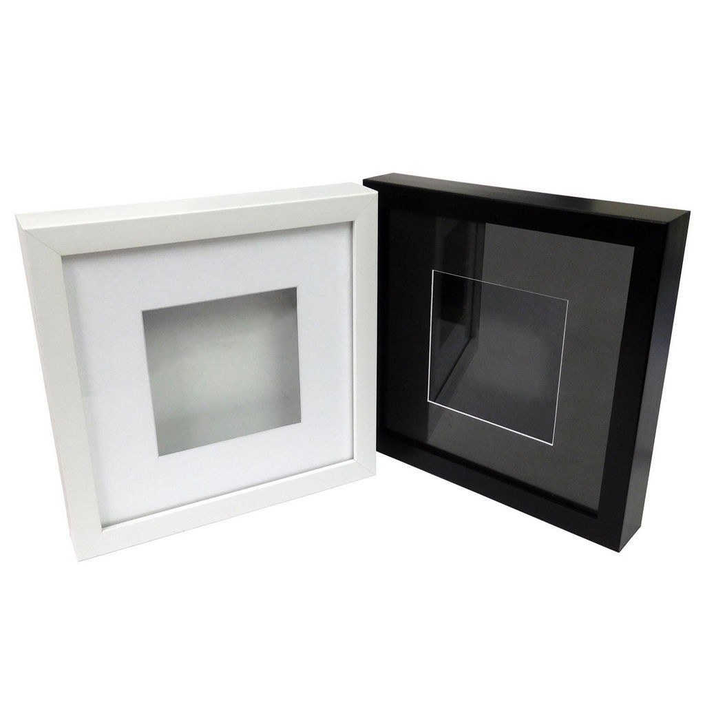 Wholesale Custom Wood Australia Deep Square Shadow Box Frames Bulk 3D Ps White Black Photo Picture Frames 6X6 ,12X12,8X10,11X14