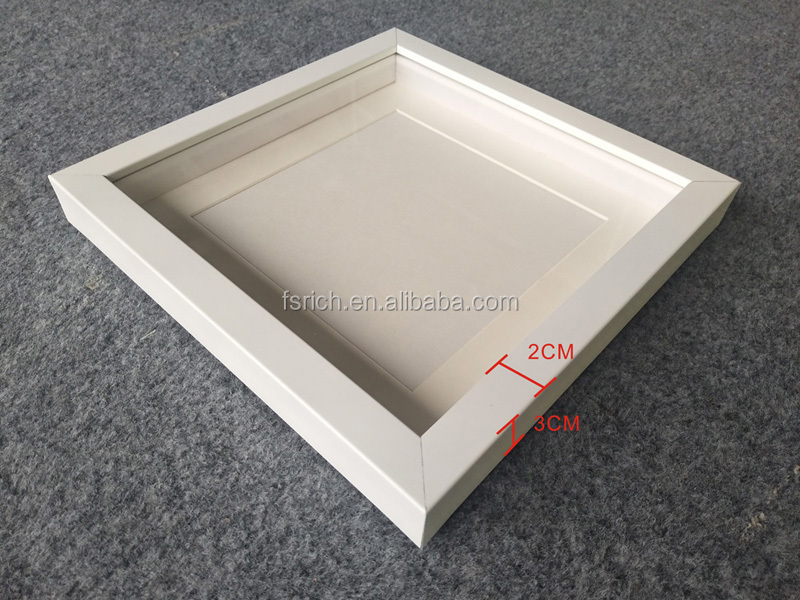 Bulk Free Standing Cheap Wholesale 3D Shadow Box Picture Frame With Custom Size And Color 8x8 9x9 10x10 12x12