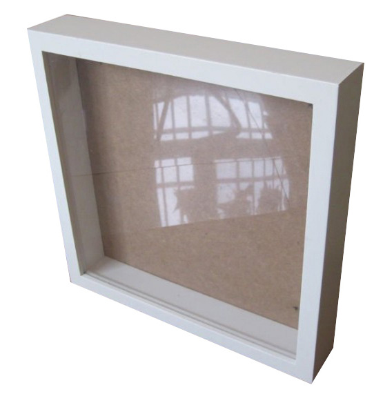 High Quality Custom Modern White or Black Small Shadow Box Frames Wholesale 10x10 9x9 8x8 11x11 12x12 16x16 20x20