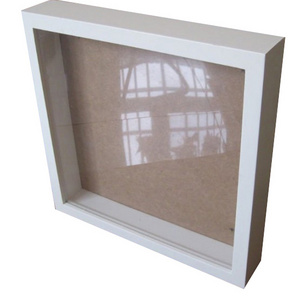 High Quality Custom Modern White or Black Small Shadow Box Frames Wholesale 10x10 9x9 8x8 11x11 12x12 16x16 20x20