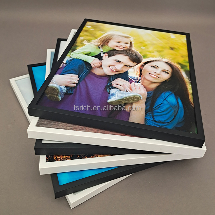 Custom Funny Peel And Self Sticky Magnetic Plastic Picture Frame Wall Photo Frame For Various Surface