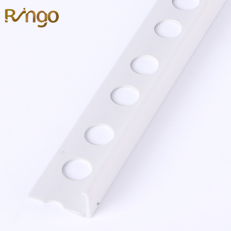 Foshan Ringo Decorative Tile Wall Pvc L Shape Decoration Trim Plastic Corners Strip Tile Pvc Marble Tile Edging Trim