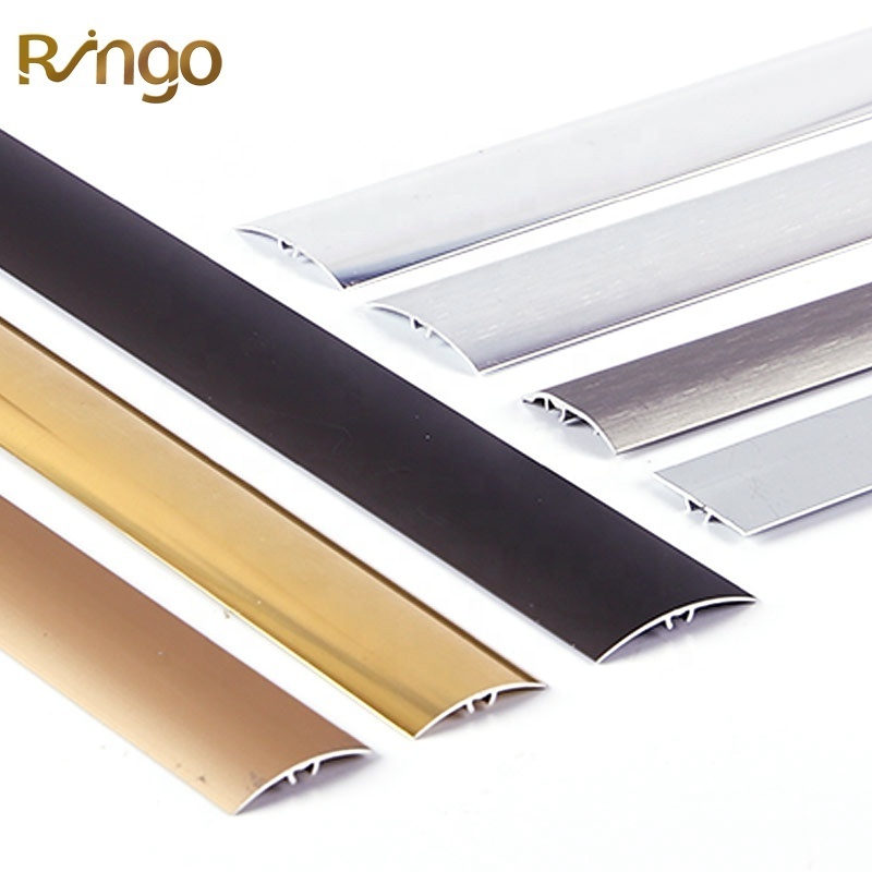 Made in China Foshan Quality Door Threshold Floor Cover Strips Laminate Aluminum Floor Transition Trim In Customized Size