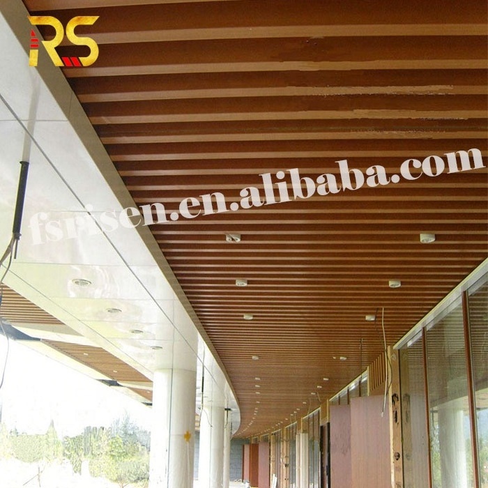 shopping mall aluminium suspended ceiling board white aluminium beam ceiling tiles