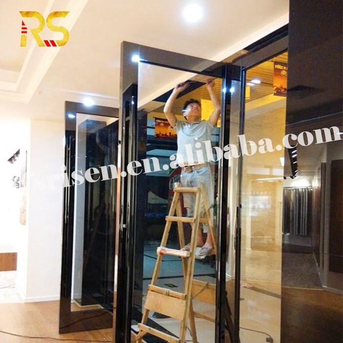 apartment entrance door  stainless steel frame glass  front door for office