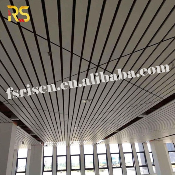 Wavy Design Aluminium metal Ceiling Panels for Interior Decor