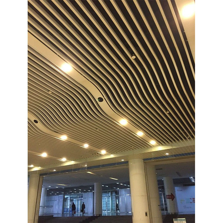 Wavy Design Aluminium metal Ceiling Panels for Interior Decor