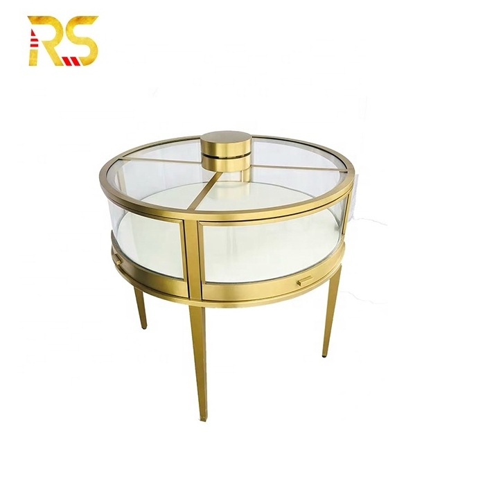 Modern Counter Lockable Jewellery Metal Glass Cabinet Watch Jewellery Display Showcase For Shop