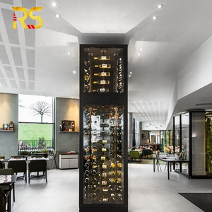 Foshan High Quality floor to ceiling wine rack cabinet bar living room furniture