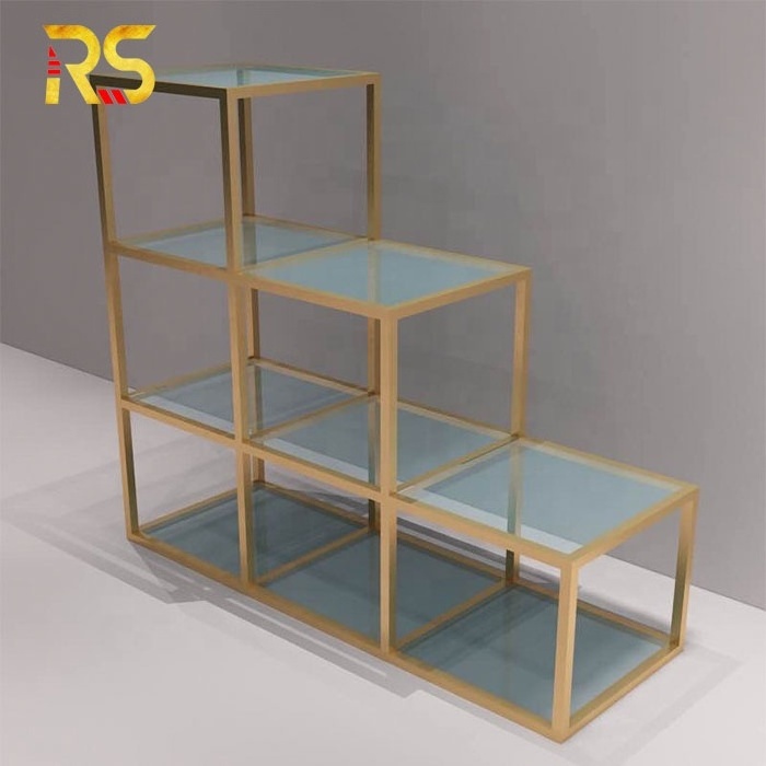 Modern Counter Lockable Jewellery Metal Glass Cabinet Watch Jewellery Display Showcase For Shop