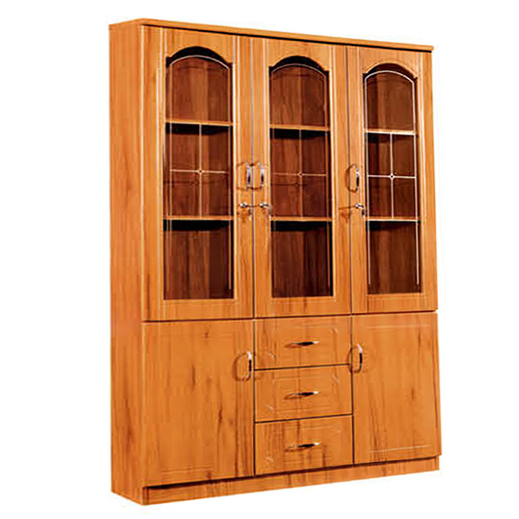 China muebles Detachable Wooden 3 Door Bookshelf Price