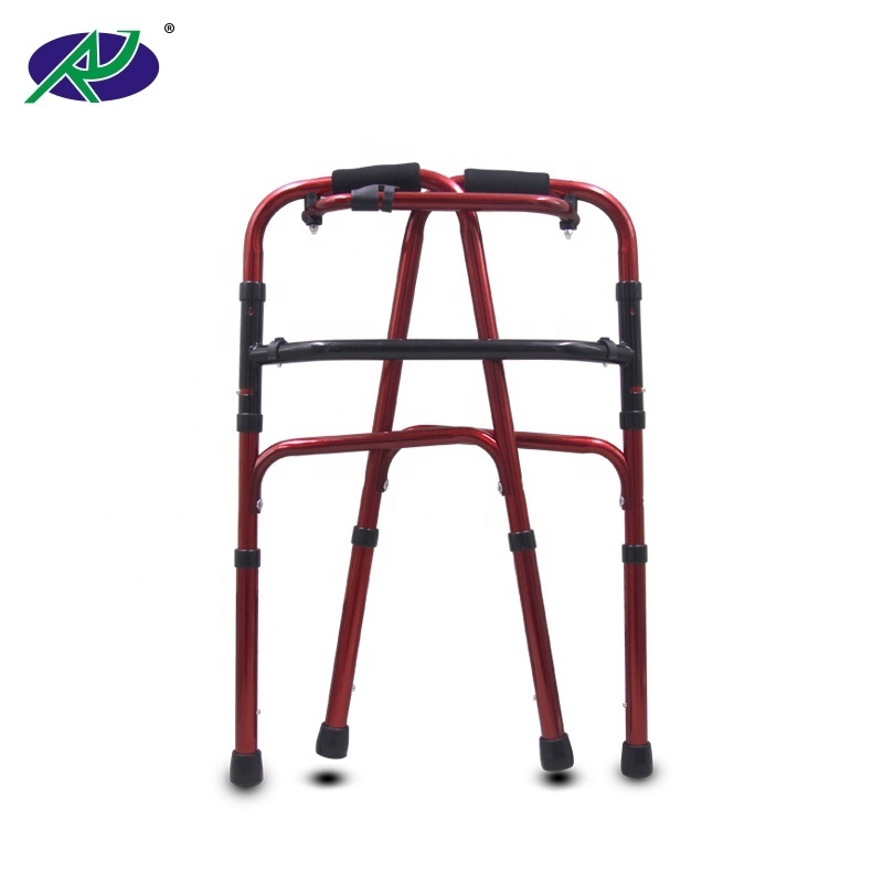 Aluminium Standing Knee Walker Orthopedic Folding Walker Lightweight Adult Walker For Elderly