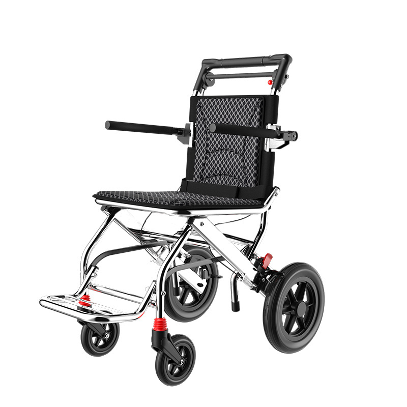 Lightweight Manual Wheelchair Elderly Sick Adult Wheelchair Stand Up Aluminum Airplane Wheelchairs