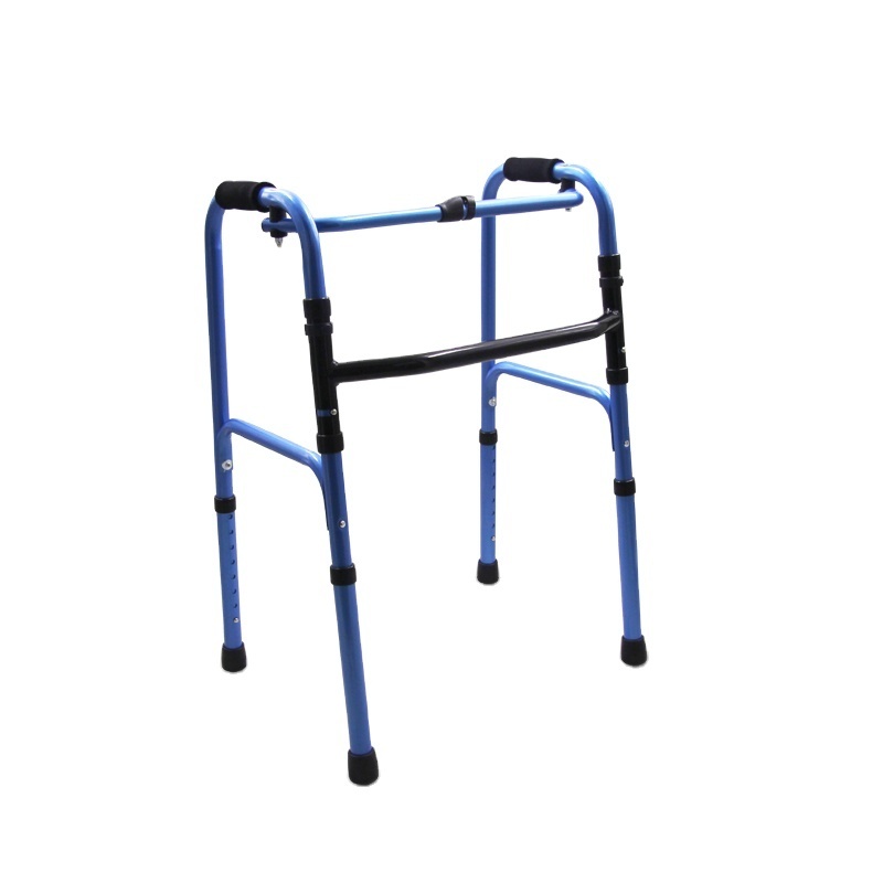 Aluminum Lightweight Walker Medical Supplies Folding Walker Disabled Old People Stair Climbing Walker For Elderly