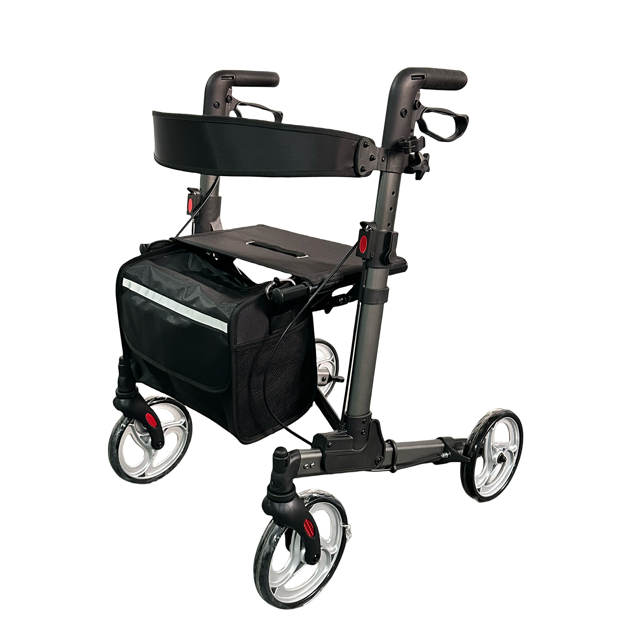 Rehabilitation Glide Rotator Elderly Walker Medical Devices Walking Aids Therapy Supplies Foldable Rollator Walker