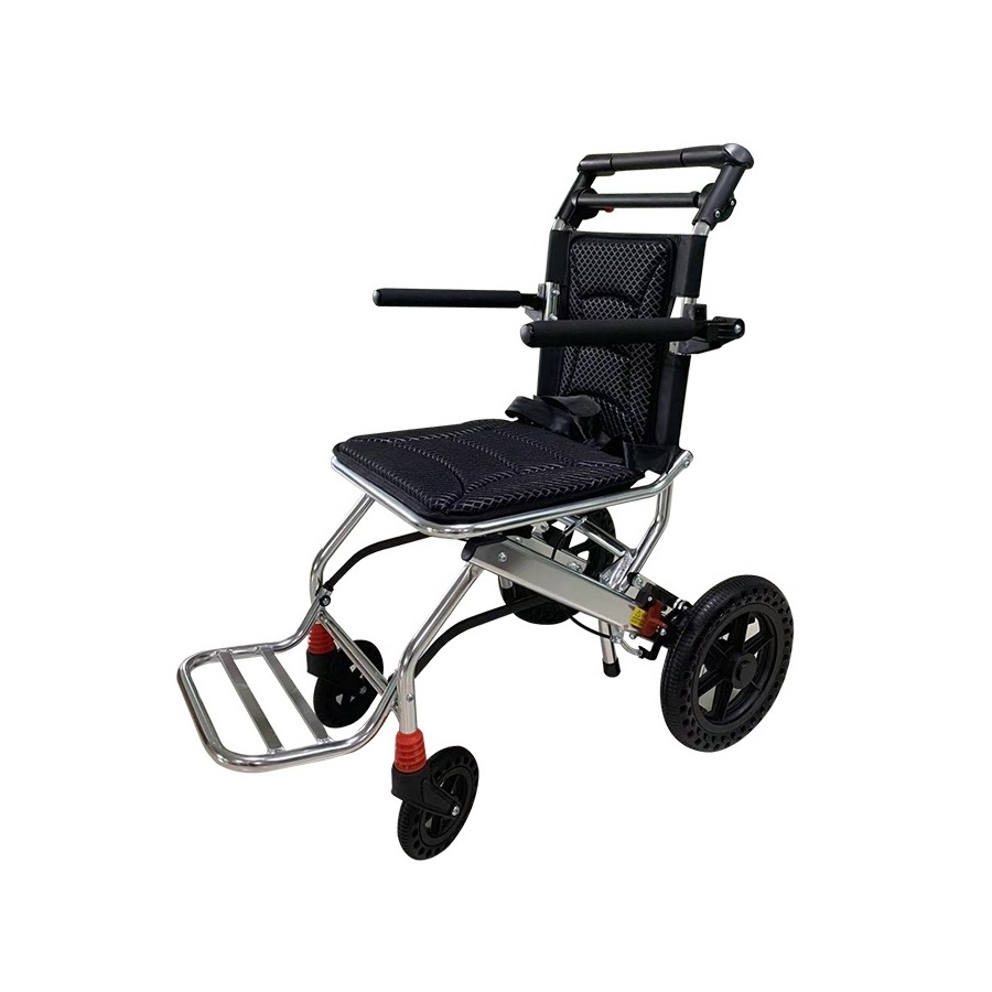 Lightweight Manual Wheelchair Elderly Sick Adult Wheelchair Stand Up Aluminum Airplane Wheelchairs