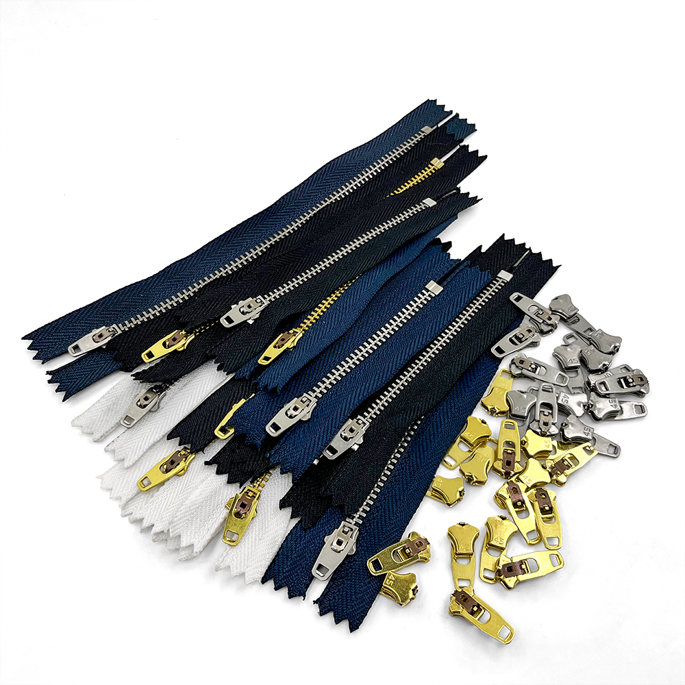 High Quality Y Slider Metal Zipper For Jeans Denim Trousers Metal Zipper 3#  Metal Zipper