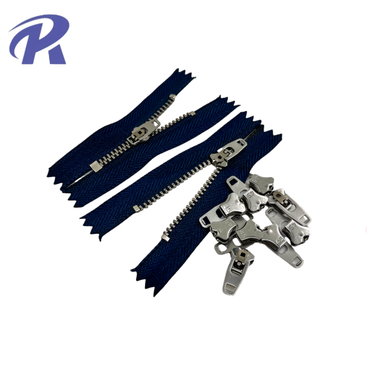 High Quality Y Slider Metal Zipper For Jeans Denim Trousers Metal Zipper 3#  Metal Zipper