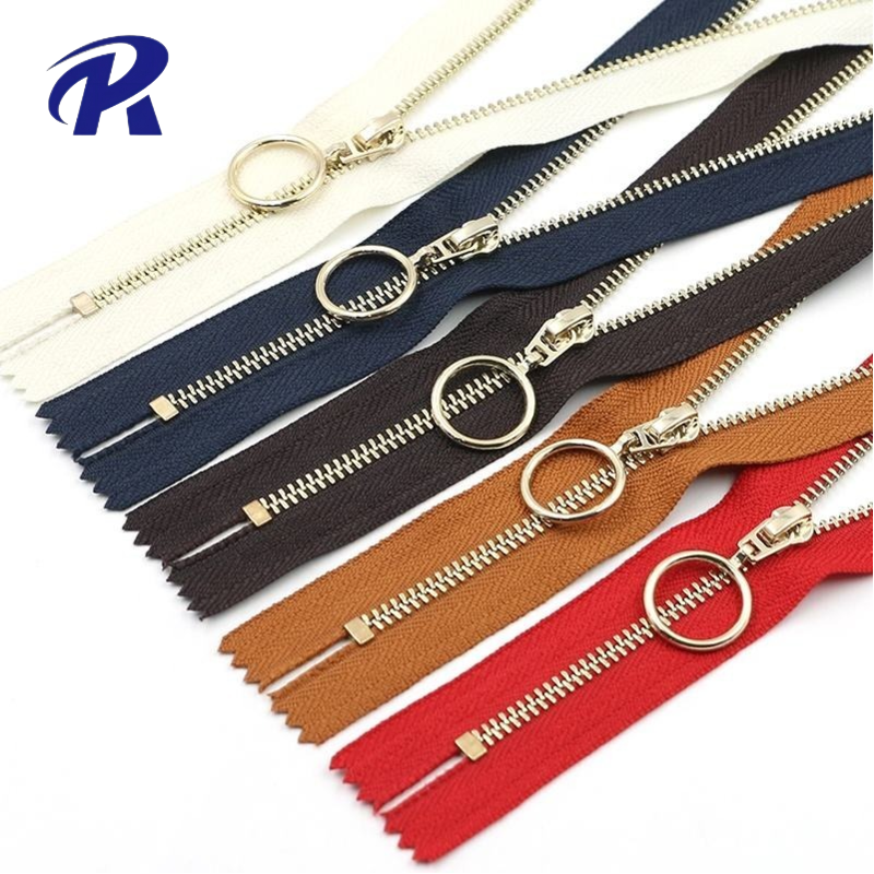 Multiple Styles Zipper Pull Tabs Wholesale Zipper Slider 3 5 8 Custom Logo Zip