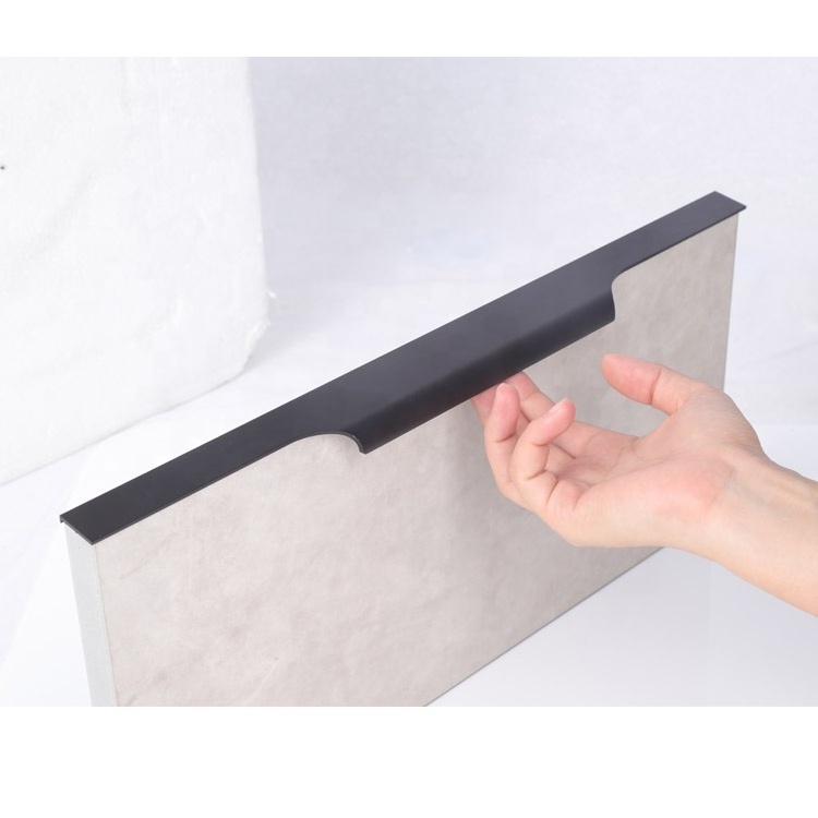 Unique Luxury Modern Kitchen Cabinet Handles Aluminium Profile Furniture Modern Simple Cabinet Handle