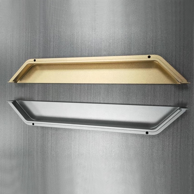 New Style Aluminum Embedded Wardrobe Concealed Long Handle Invisible Cabinet Door Handle Hidden Drawer Handle