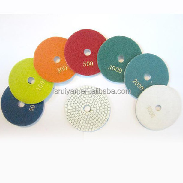 diamond polishing pads for glass polishing, angle grinder