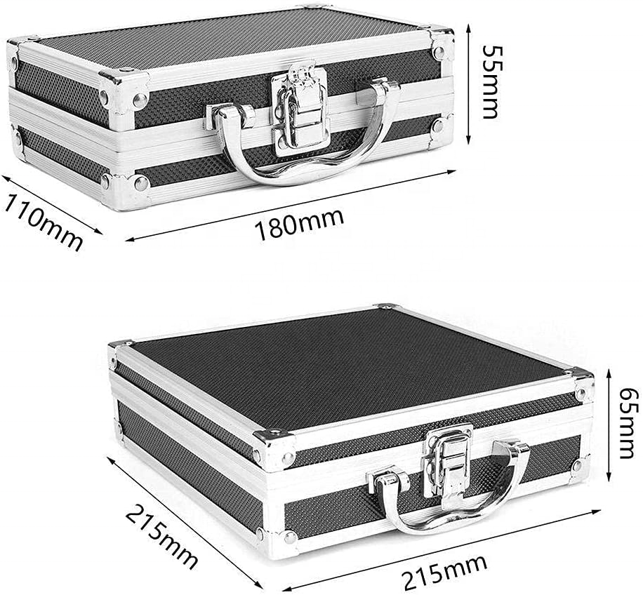 High quality Aluminum tool case pre-cut foam hard instrument box aluminum case with foam padding