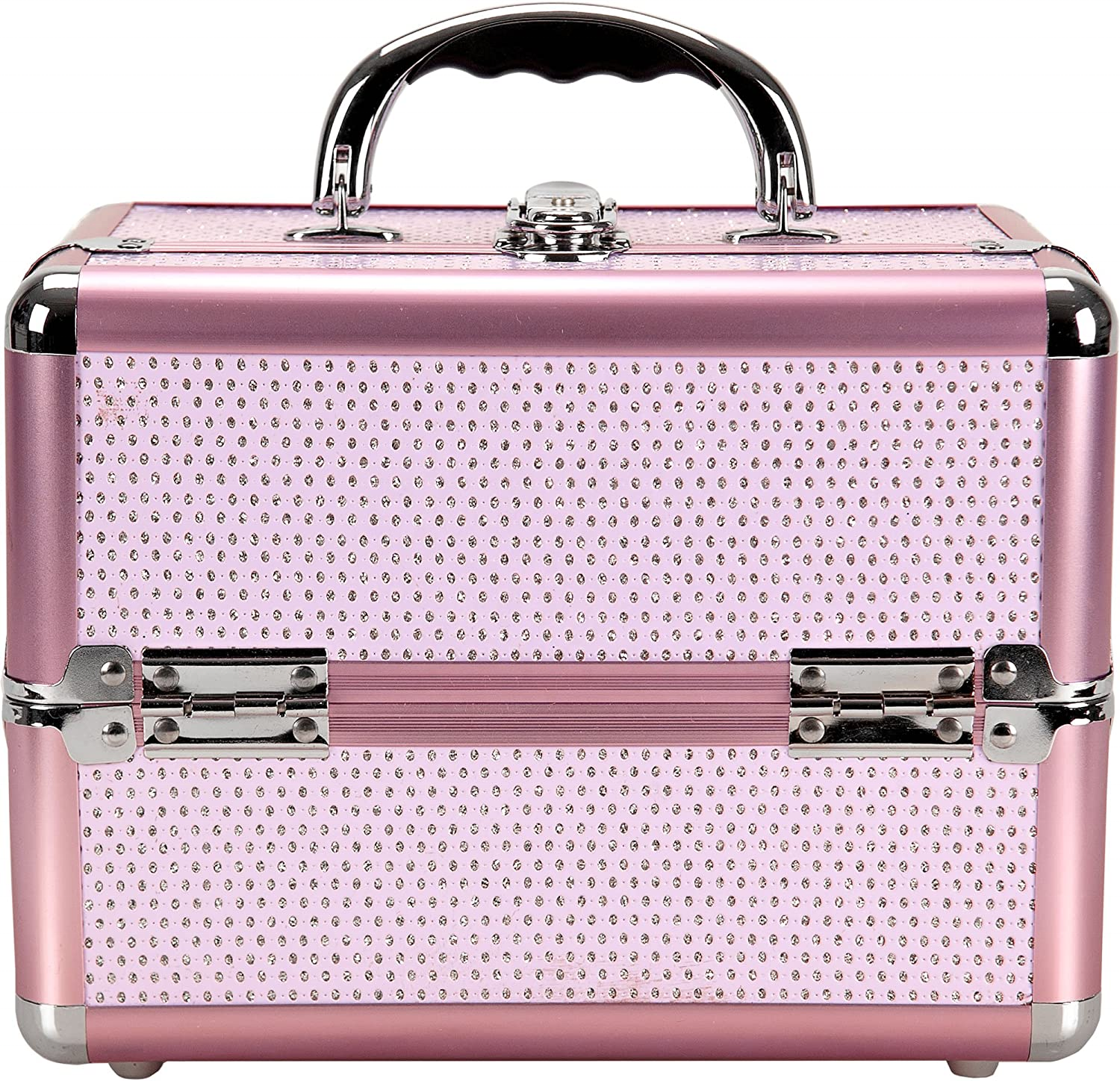 professional aluminum cosmetic case delicate vanity box top grade makeup case