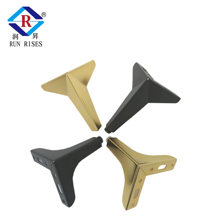 Triangle Metal Sofa Leg Furniture Chair Accessories Shaped Chrome Feet Designs Sofa legs