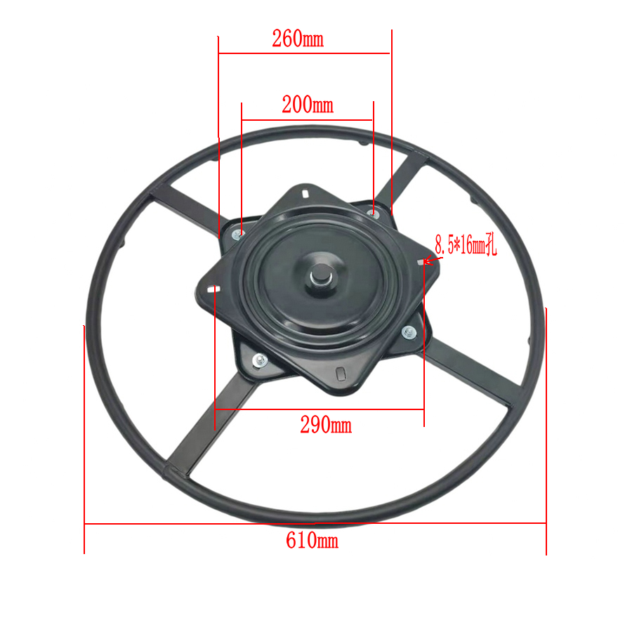 A22 rotating mechanism revolving chair parts turntable for furniture